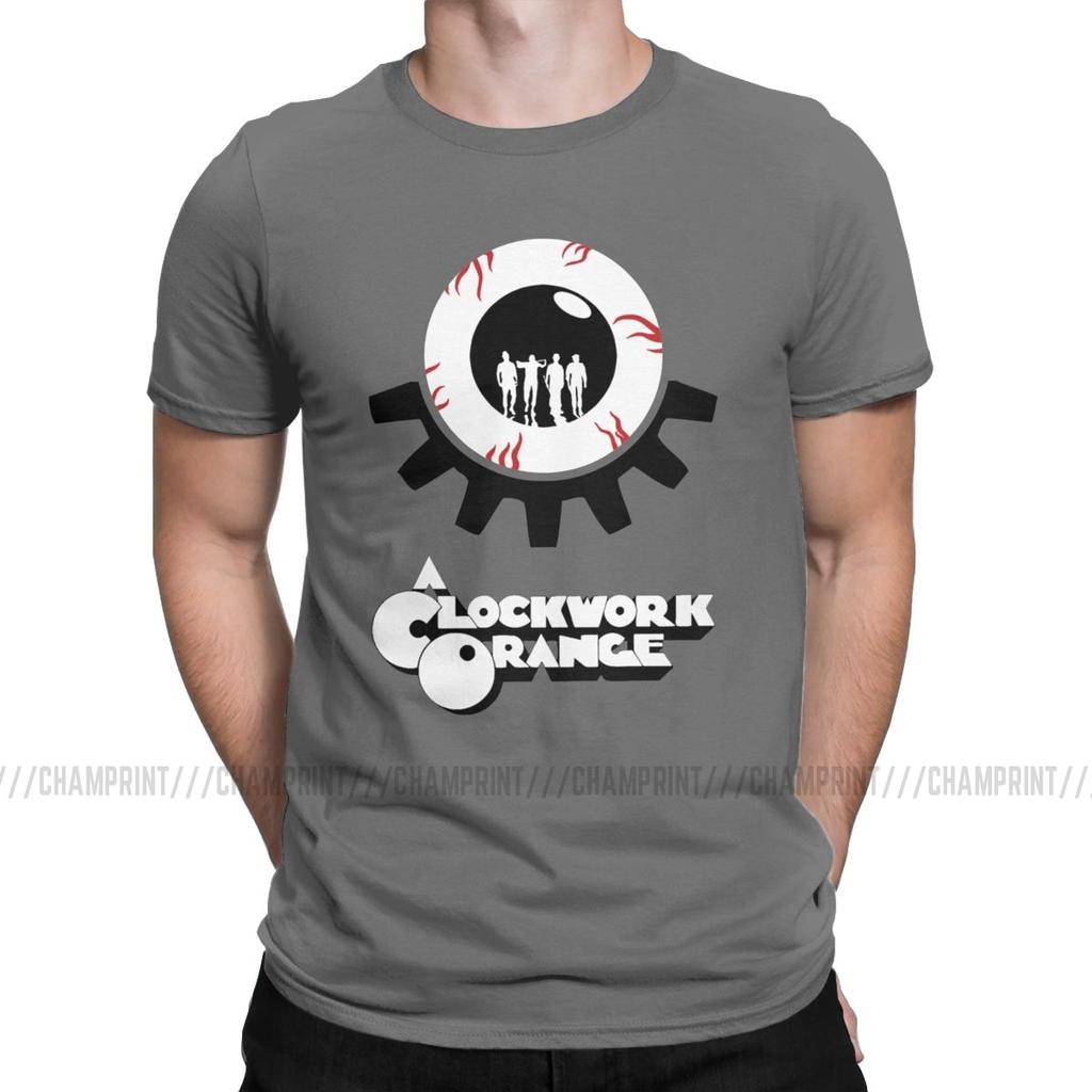 Vintage A Clockwork Orange T Shirt For Men O Neck 100 Cotton T Shirt Kubrick