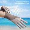 Sommer-Sonnenschutzhandschuhe Damen Anti-UV Vollfinger Touchscreen Fahren Reiten Rutschfest Atmungsaktiv Sonnenschutzhandschuhe