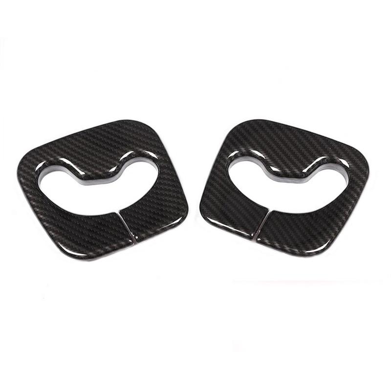 Do BMW X3 F25 2011-2017 2 szt. Kolor włókna węglowego Ozdobna osłona słupka pasa bezpieczeństwa siedzenia samochodowego Wykończenie Wnętrze samochodu