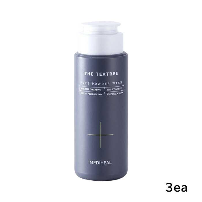 MEDIHEAL The Tea Tree Pore Powder Wash Enzyme Pore Cleansing & Trouble Care Powder Cleanser 50g x 3 Set