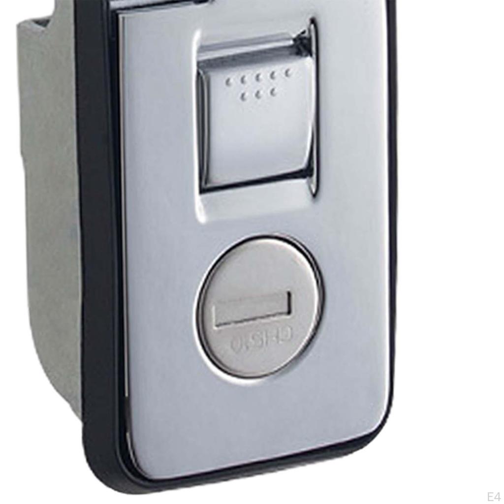 Compression Bar Lock, Zinclegation with 2 Keys, Flush -mounted Trigger Seal, Lever for