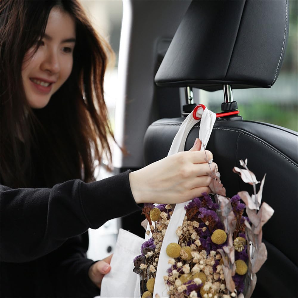 Car Seat Hook Headrest Hook Smartphone Holder Multi Hook Set Double Seat Hook Mobile Holder Car Holder Car Storage Hook Luggage Hang Umbrella Han