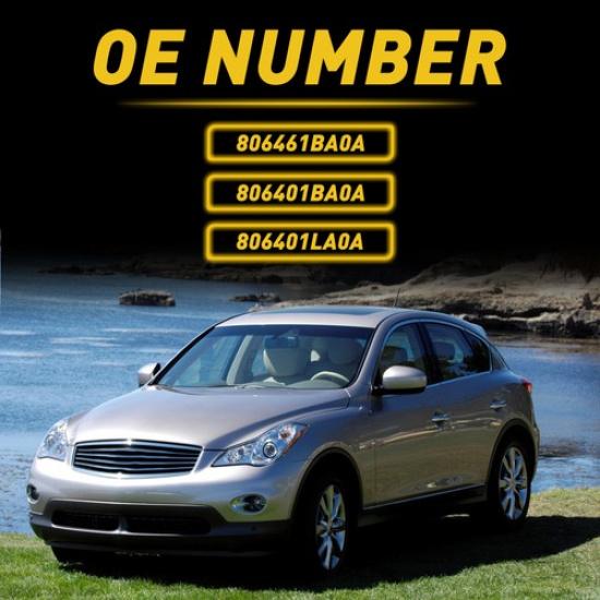 Exterior Handle Door Front Left Chrome For Infiniti 2014-2017 QX50 & QX70 Base V