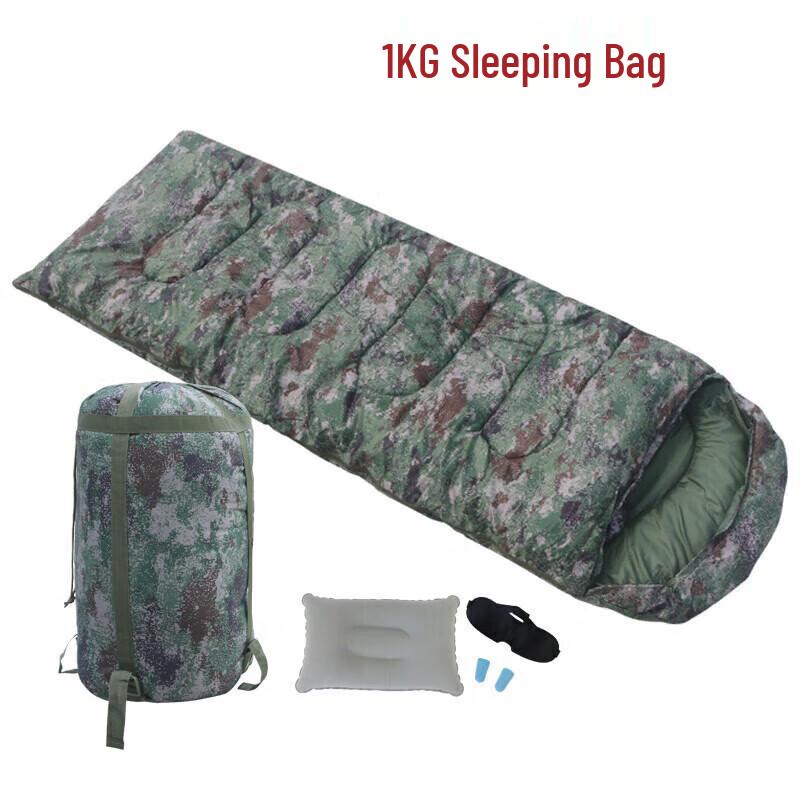 Adult Camouflage Envelope Sleeping Bag
