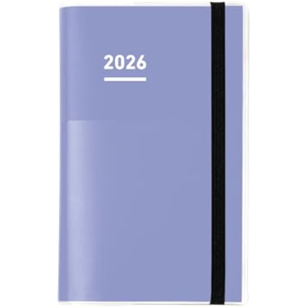 Kokuyojibun Notebook Mini First Kit Notebook 2026 Monthly Weekly B6 Slim Violet Ni-JFM1V-26 Start...