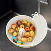 Drain Basket for Kitchen Sink Food Storage Colander Portable Fruit Vegetable Washing