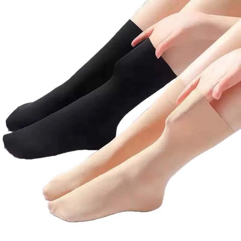 20 párů zesílené sametové středně vysoké podzimní zimní bavlněné ponožky pro muže a ženy, odolné proti opotřebení, proti zasekávání nití, ponožky s ocelovým drátem