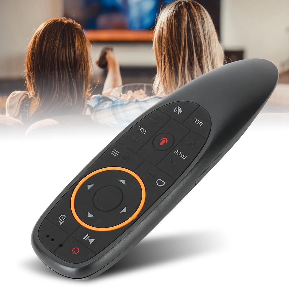 G10 Black Voice Remote Control 2.4G Air Mouse Mini Wireless Keyboard with Gyroscope(2.4g Body Feeling Gyroscope Voice )