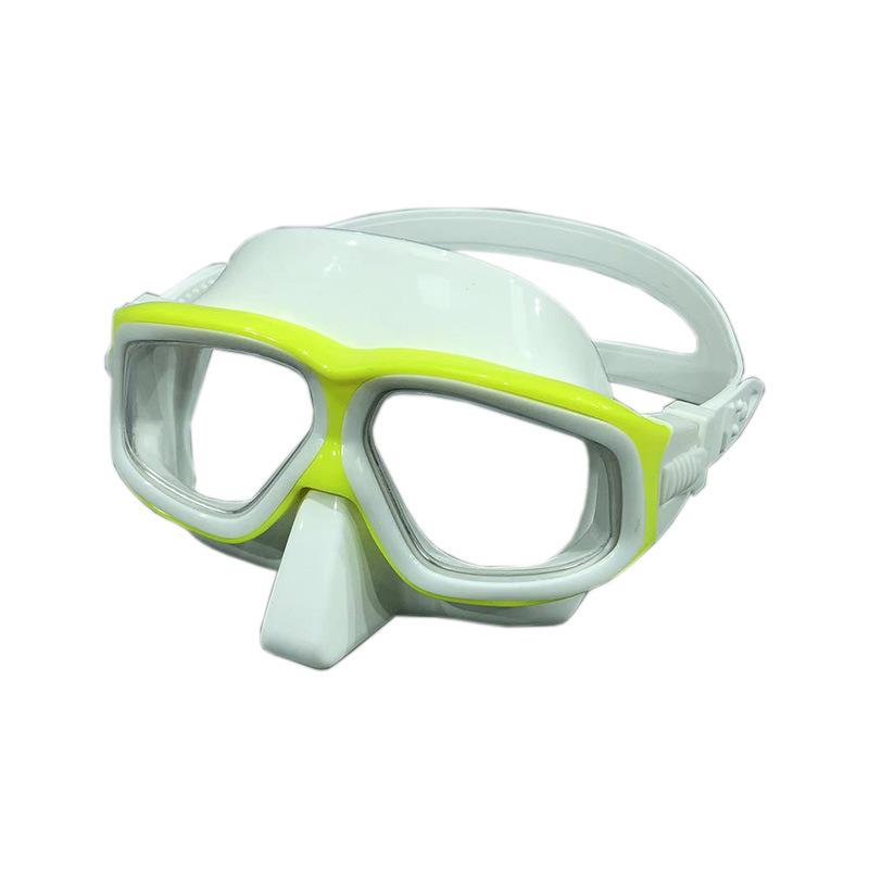 Free Anti-fog Diving Goggles Transparent Silicone Snorkeling Mask