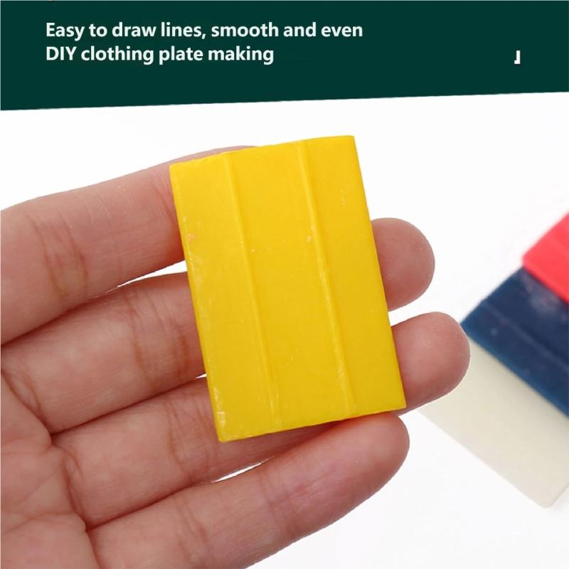 50Pcs Colored Tailor's Chalk Set Ergonomic Grip Dressmaking Chalk Sewing Marking Tool for Fabric Marking Tailoring