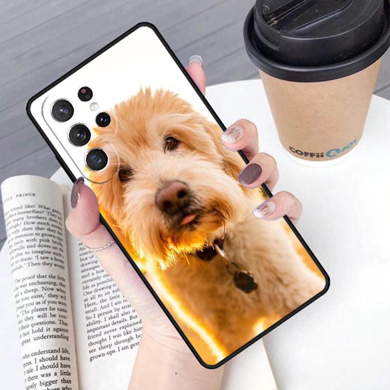 Cute Cockapoo Dog phone case Cover For Samsung Galaxy S24 S25 Ultra S21 S22 Ultra S10E Note 10 Plus Note 20 FE S23