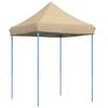 Foldable Pop Up Party Tent Beige 200x200x306 Cm