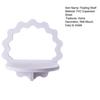 White Square Wall Floating Shelf Round Hexagon Flower Shape Wall Mount Display Shelf