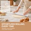 Embossed Non-Stick Rolling Pin Food Grade ABS Fondant Cake Roller  Dumpling Wrappers