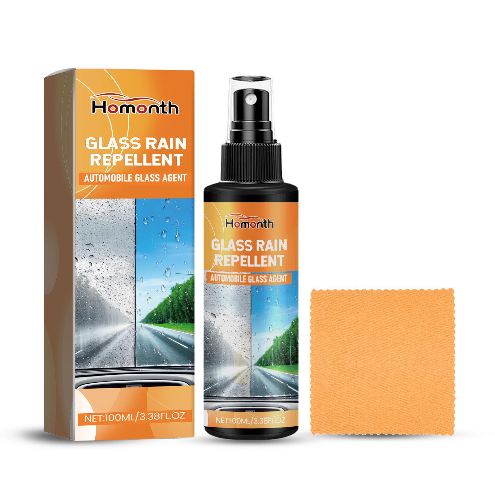 Homonth Car Glass Rain Repellent & Anti-Fog Spray – Waterproof Windshield Solution