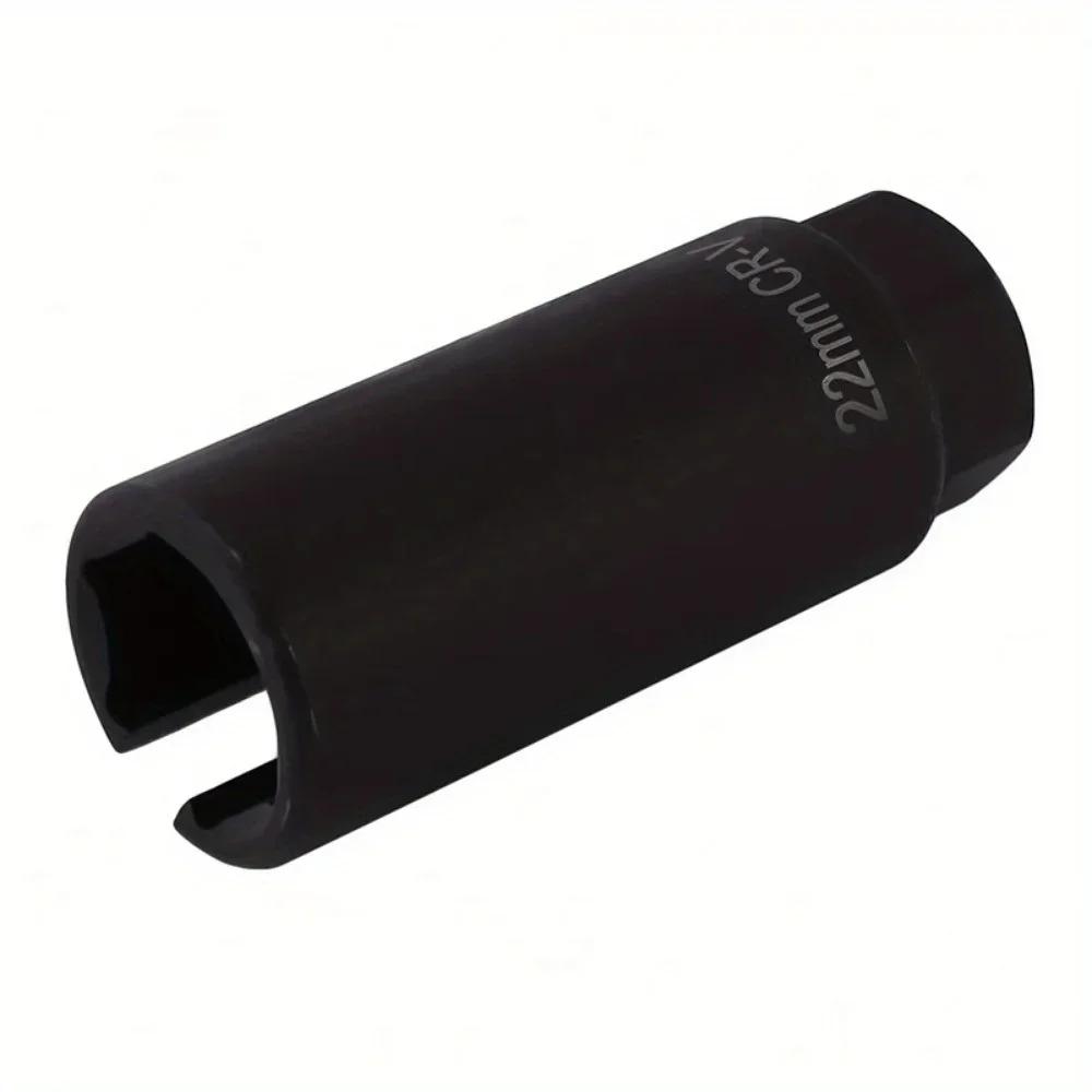 1PC Oxygen Sensor Socket Wrench Black Small Opening 21mm European Oxygen Sensor Socket Wrench Automotive Tool Oxygen Sensor