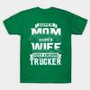 Unisex Fashion TShirt Super Mom Super Wife Super Awesome Trucker Print TShirt Plus Size S-5XL T-Shirt 100%Cotton Tops O Neck Short Sleeve Tees