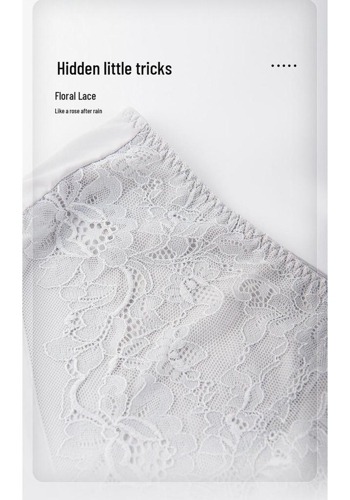 Women's Breathable Silk Lace Panties: Spring & Summer Comfort