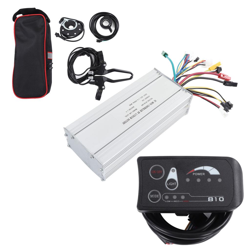 DC 36V 48V Motor Controller S810 Display Panel Kit Lithium Battery Electric Bike Modification Kit