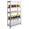 Metalowy Regał Magazynowy Zestaw 2 Szt. 150 X 75 X 30 Cm Humberg Hr-810