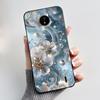 For Nokia C10 C20 C20 Plus Phone Case Luxury Fashion Butterfly Flowers Black Soft TPU Full Protective Cover For NokiaC10 Casing