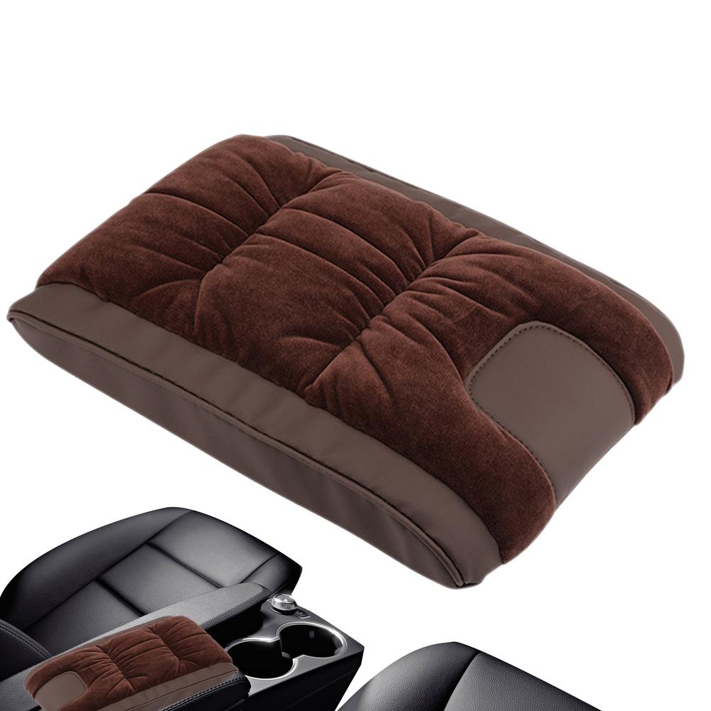 Husa Cotieră Pentru Mașină Husa Cotieră Mașină Pad Flocat Husa Cotiere Grosă Husa Console Centrală Mașină Anti-Alunecare Moale Pentru Consola Centrală Mașină