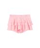 Lara Fox Frill Mini Pants Skirt Pink Bs2Ws002