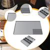 Coffee Bar Mat Pad Mug Holder Accessory with Raised Edges Non Slip Removable Tamper Tool Box