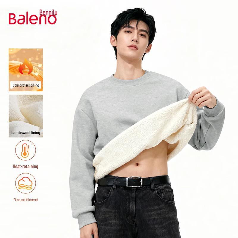 

Baleno Men s Thickened Lamb Fleece Sweatshirt L