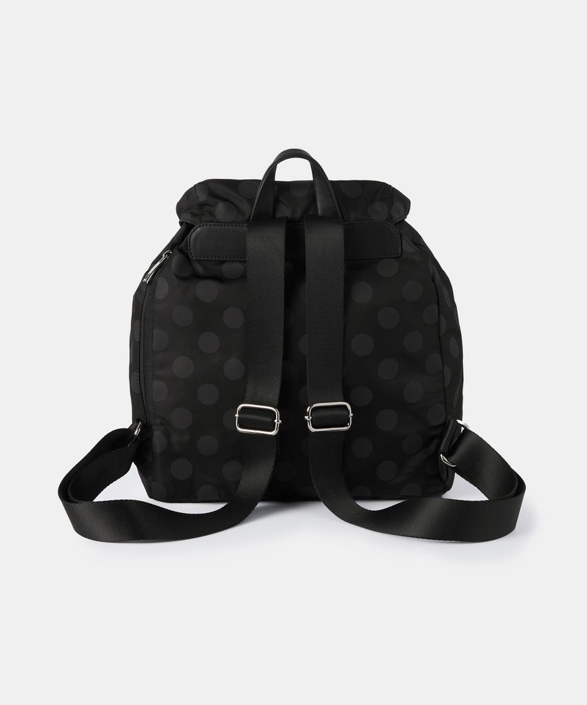 Musinsa Standard Woman Women'S Polka Dot Flap Mini Backpack [Black]