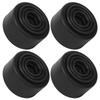 4Pcs Feet Pad M8 Screw Sofa Legs 35mm Height Black Cabinet Leg 60mm Width PP Plastic Furniture Accessories Bed Frame
