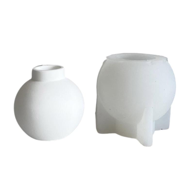 

Multifuntional Candle Base Molds Crafting Moulds Candlestick Molds Silicone Tealight Holder Molds for Home Decorations