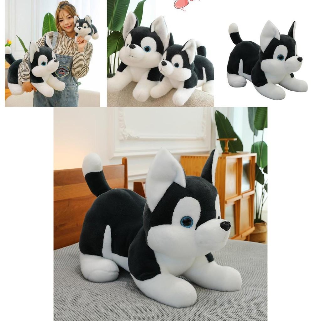 Weiches Plüsch Siberian Husky Spielzeug für Kinder Entzückendes Stofftier Kuscheltier