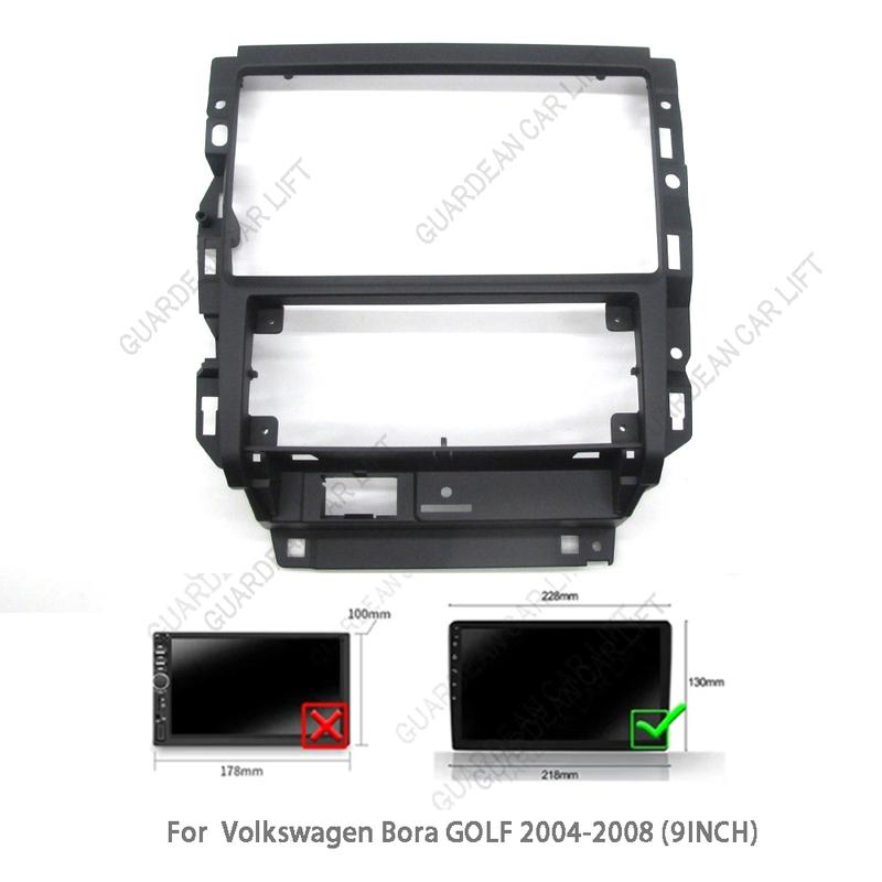 9 Inch Car Radio Fascia Adapter For Volkswagen Bora Jetta mk4 GOLF 2004-2008 Android Radio Frame Dash Fitting Panel Cable Kit
