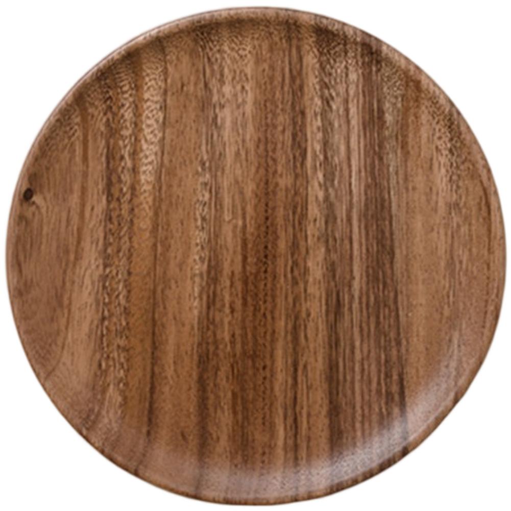 Artistic Dinnerware Handmade Walnut Tray Dining Table Decor Asymmetrical Shape Design Comfortable Tactile Feel