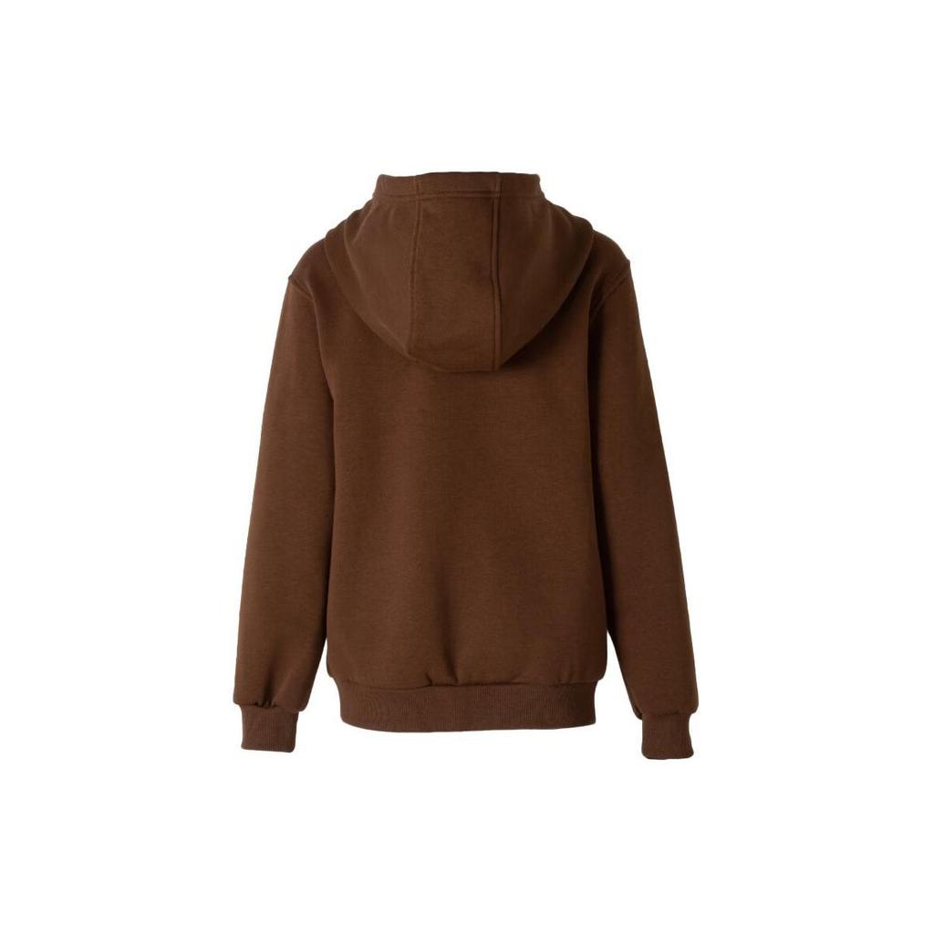 Nike Jacket With Logo Print Loose Fit Hooded Casual Kids Jackets Brown FD2990259