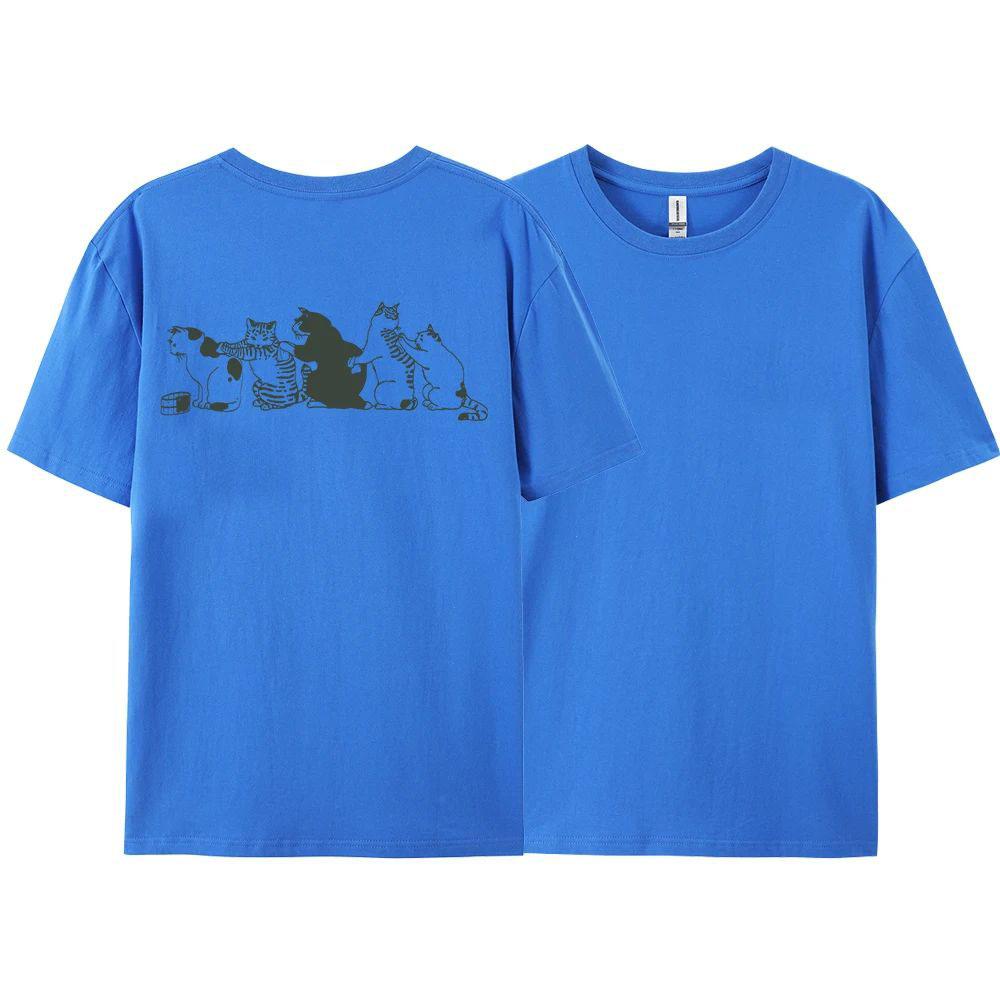 Best-Selling Pure Cotton T-Shirt for Summer Casual and Loose-Fitting Breathable Sweat-Absorbent