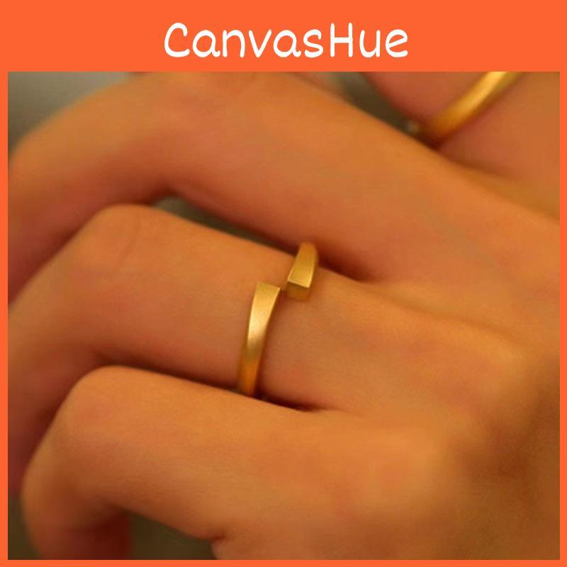 Adjustable Couples Exquisite Rings Infinite Love Design Copper Plated Gold Jewelry