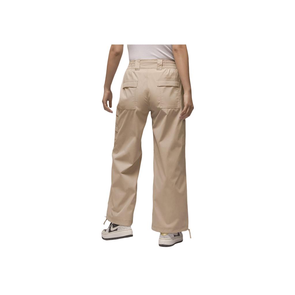 Jordan Chicago Pure Color Zippered Multi-Pocket Casual Pants Women Bottoms Khaki DZ3350-244