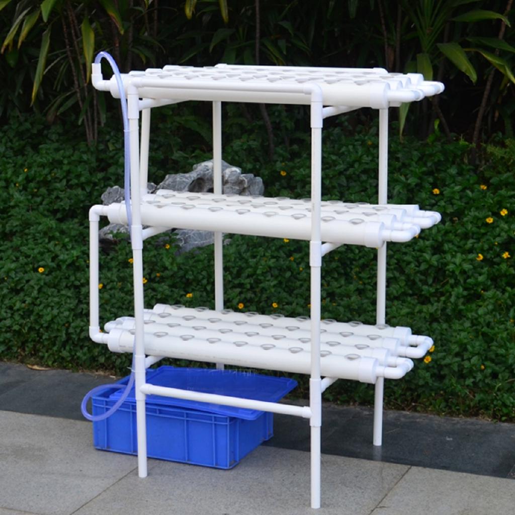 108 Hole Hydroponic System Plant Grow Kit Nursery Pots Anti Pest Soilless Cultivation Indoor Garden Culture Plant 112pc/set 220V
