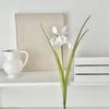 26" Artificial Iris Flower Flower Bouquet with Real Touch Fake Long Stem