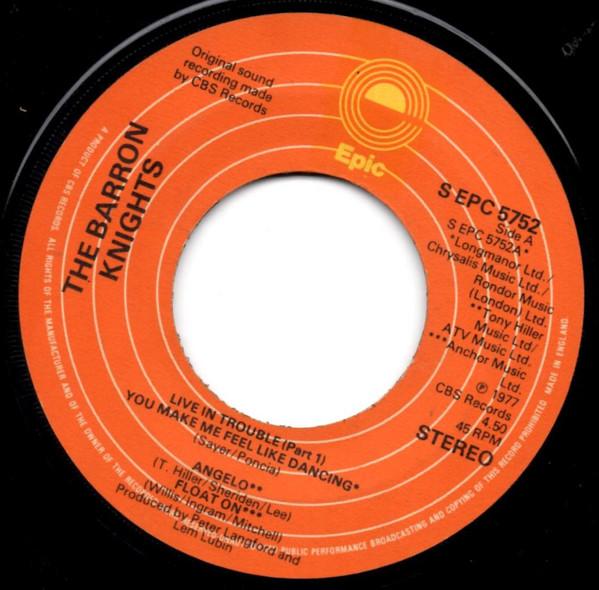 

7inch Record BARRON KNIGHTS - Live In Trouble (Part 1) SEPC5752 Epic 1977 UK Pop Used