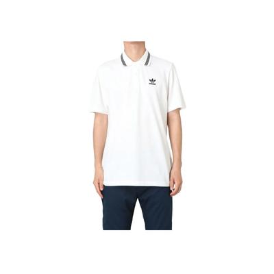 Originals Pique Polo Breathable Comfortable Embroidered Short Sleeve Polo Shirt Men Polo Shirts White FM9954