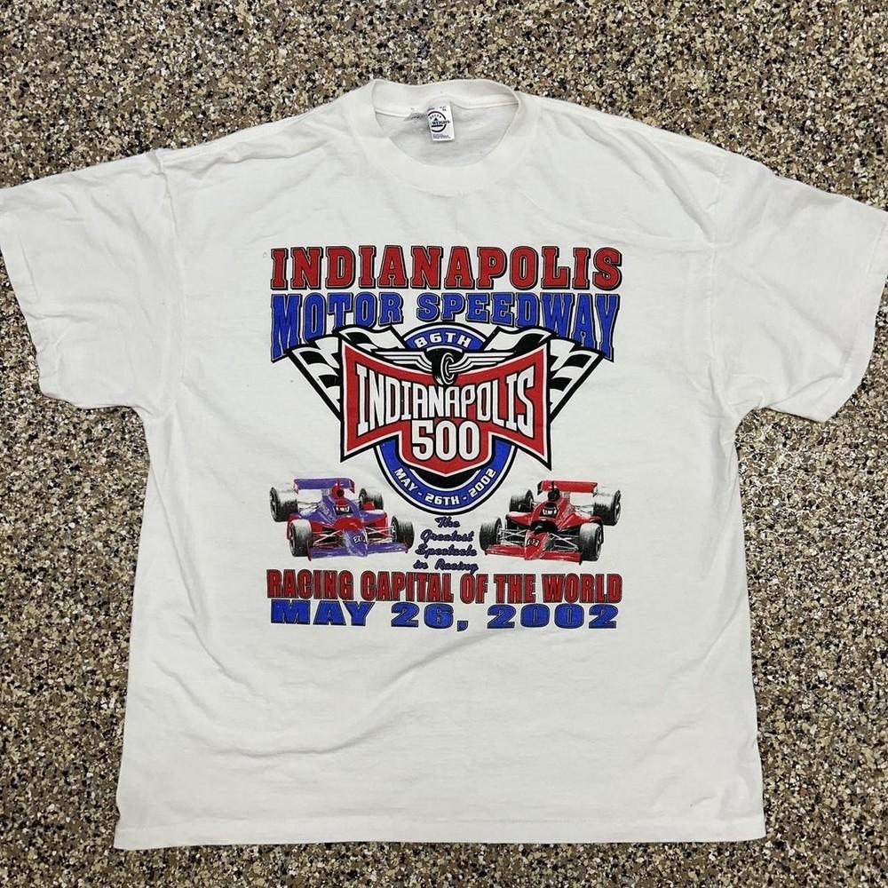 Indianapolis 500 Motor Speedway Remake Charcoal Basic T shirt Unisex T-Shirt L