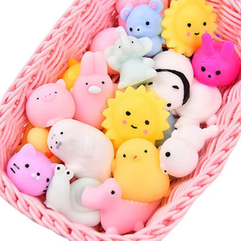 Random Stress Relief Toy Pinching Squeeze Cute Soft Fun Safe Venting Doll Pet