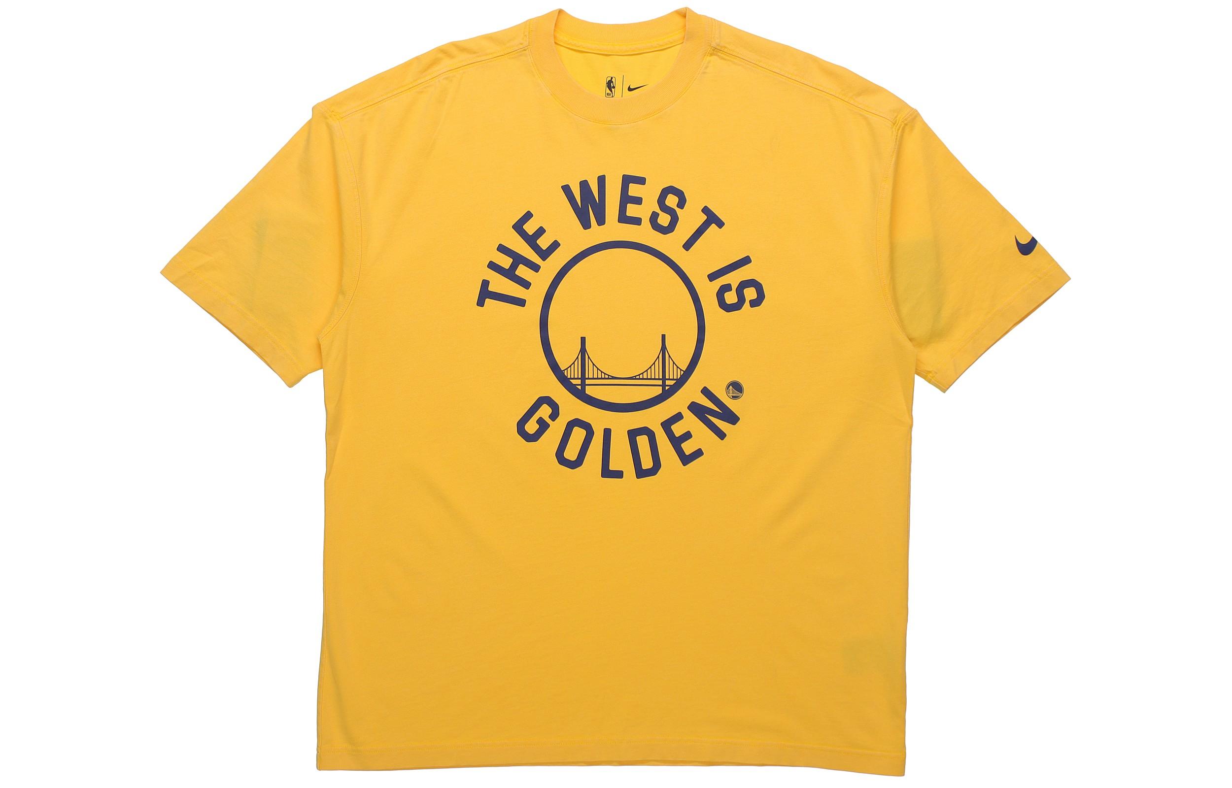Nike NBA T Shirt Men s Amarillo Yellow AT2322-728 L