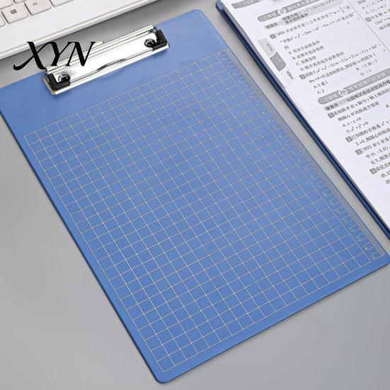 Measuring Ruler Writing Board A4 File Folder, with Reinforced Metal Clip And Clear Scale Sturdy Document Folder Ruler, Portable Pad, for Office School