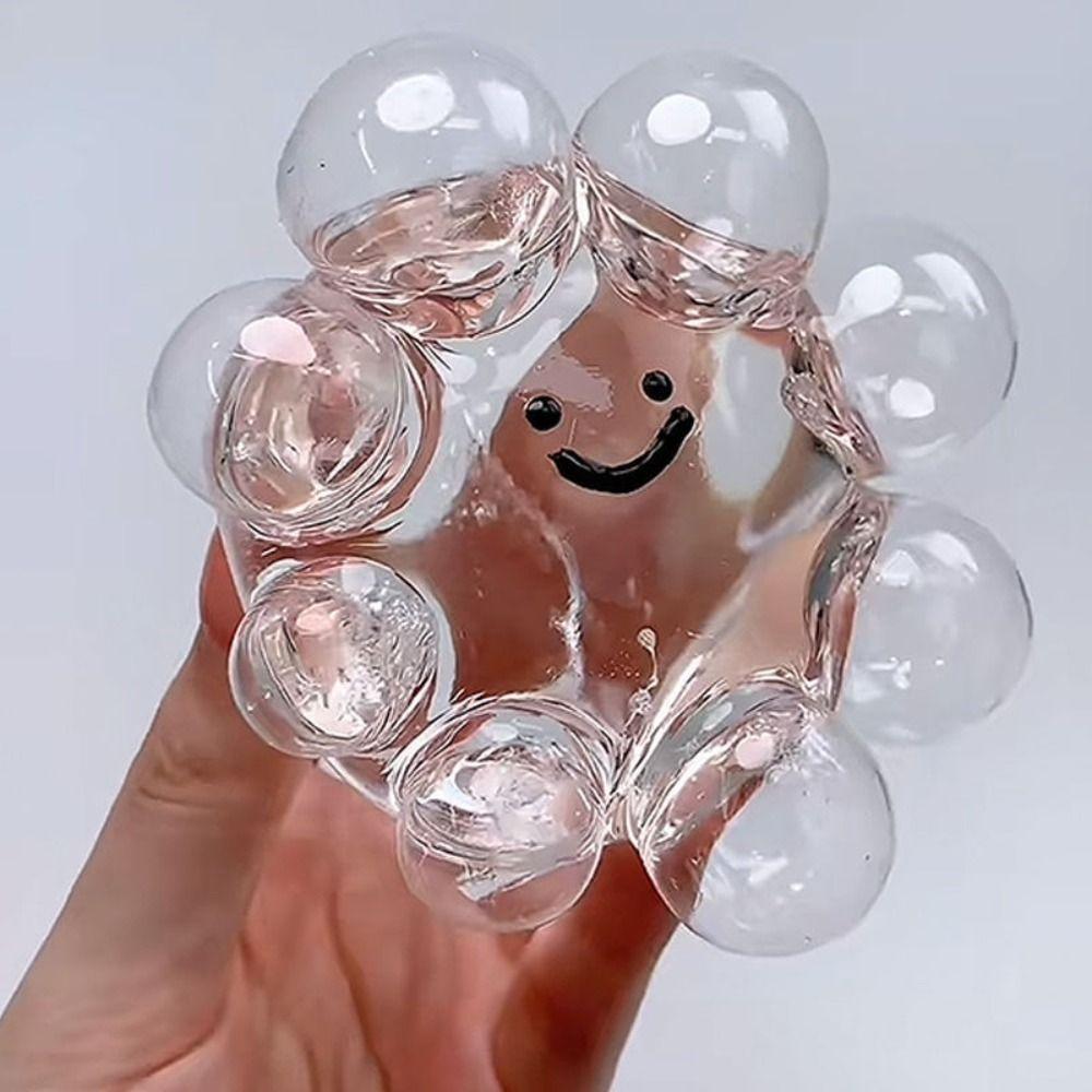 Squeezing Acne TPR Crystal Ball Solid Simulation Water Ball Pinching Toy Realistic Creative Bubble Octopus Pinching Toy