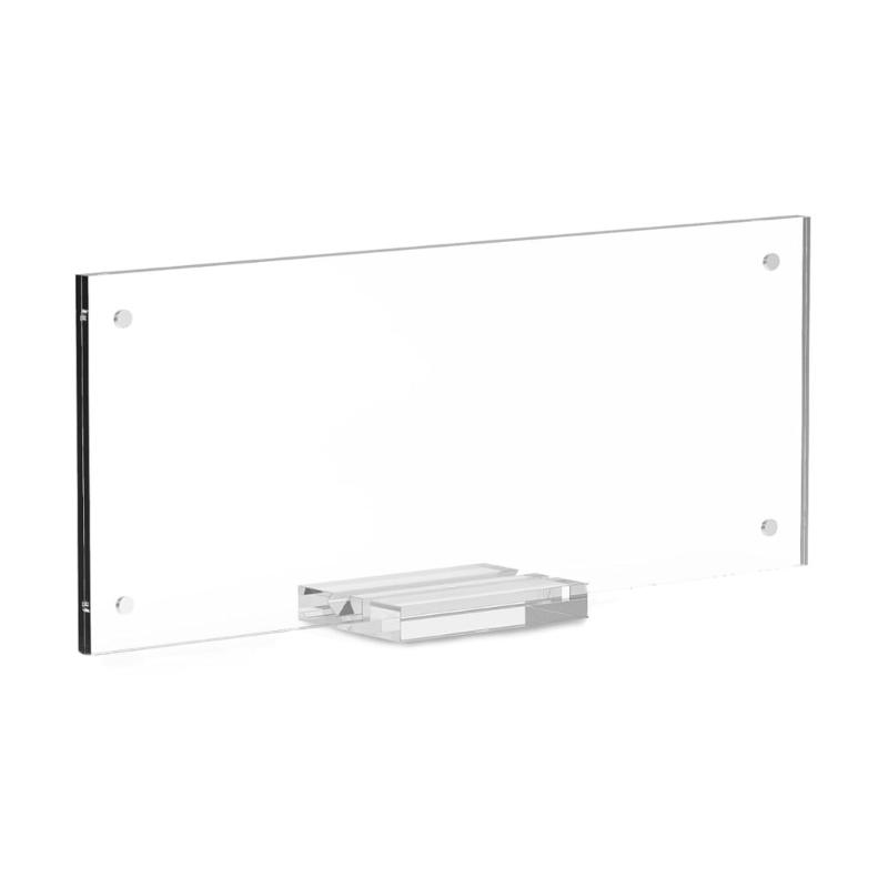 

Modern Simple Acrylic Photo Frame Magnetic Closure Easy Access Display Case For Money Artwork Certificates 1