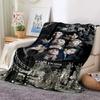 Korea Kpop Stray Kids 3D Singer Soft Flannel Blanket for Beds Bedroom Sofa Picnic,Throw Blanket for Cover Outdoors Leisure Gift